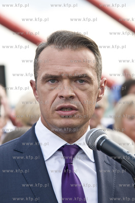 Otwarcie mostu w Kwidzynie. Minister Trasportu Slawomir...