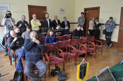 Sopot. Urzad Miasta Sopotu. Konferencja prasowa Trefl...