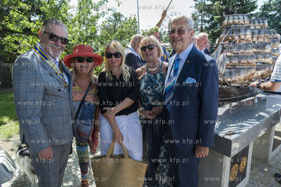 Gdynia. Odsłonięcie makiety słynnego polskiego żaglowca...