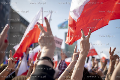 Warszawa. Marsz Miliona Serc. 01.10.2023 fot. Anna...