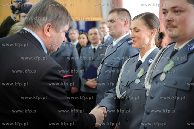 Gdansk, Komenda Wojewodzka Policji. Jerzy Miller, Minister...