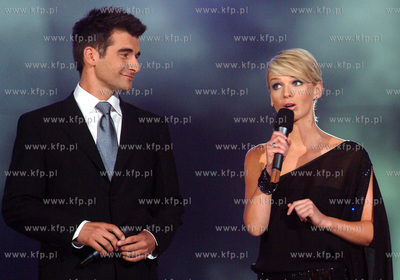 Festiwal Piosenki w Sopocie.Nz prowadzacy festiwal...