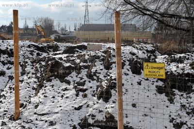 Gdansk Zaspa.Poczatek budowy hali targowej tzw. Nowej...