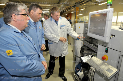 Otwarcie fabryki SILED w zakladach elektronicznych...