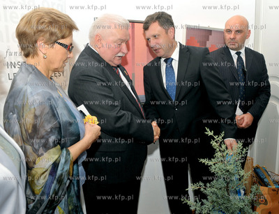 70 urodziny Lecha Walesy w oliwskim Palacu Opatow w...