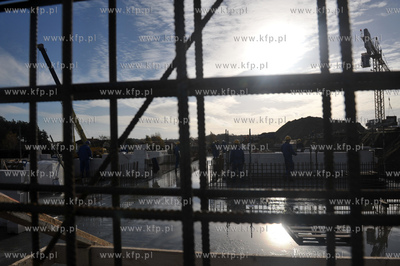 Banino, ul. Tuchomska. Uroczystosc wmurowania kamienia...