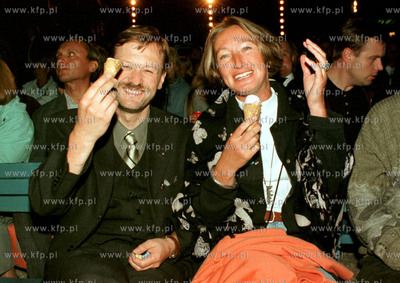 Wiceprezydent Sopotu Wojciech Fulek z zona na Festiwalu...