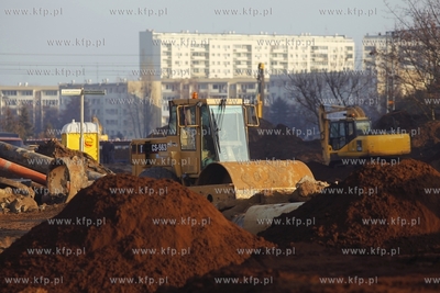 Sopot/Gdansk. Budowa Drogi Zielonej laczacej Al Niepodleglosci/Grunwaldzka...