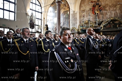 Gdansk. Dwor Artusa. Wojewódzkich Obchodach Dnia Strażaka,...