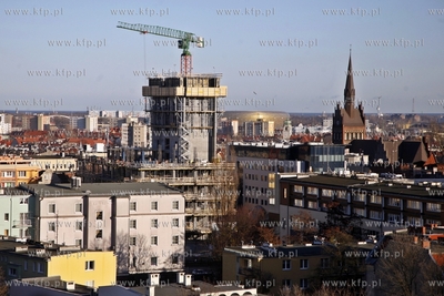 Gdansk. Centrum biurowe Neptun w budowie. 28.12.2012...