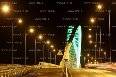 Gdansk Letnica. Wiaduktu przy PGE Arenie w ciagu Trasy...