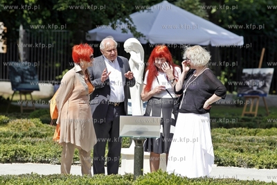 Gdansk.Uroczystość podpisania aktu erekcyjnego oraz...