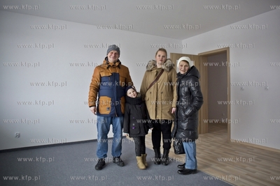 Uroczystość wręczenia kluczy lokatorom budynków...