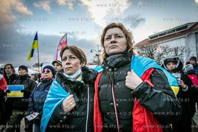 Sopot: Solidarnie z Ukrainą. Wiec poparcia dla narodu...