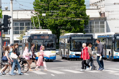Okolice dworca Gdynia Główna Komunikacja miejska...