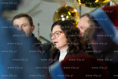 Ceremonia otwarcia Gdańskiego Jarmarku Bożonarodzeniowego....