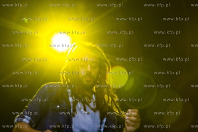 Gdańsk, Targ Węglowy.  Koncert Mesajah i pokaz laserowy...