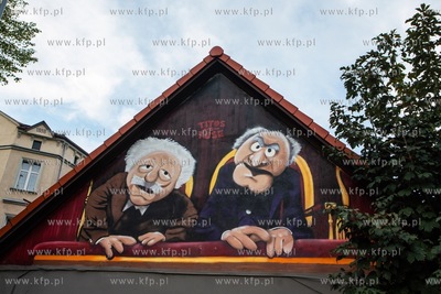 Gdańsk, Wrzeszcz, ul. Do Studzienki. Nz. Mural autorstwa...