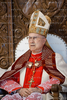 Gdansk. Kosciol p.w. Opatrznosci Bozej. Wizyta watykanskiego...