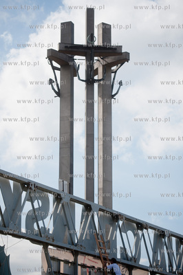 Gdansk. Brama Historyczna nr 2 Stoczni Gdanskiej. Stoczniowy...