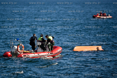 Sopot - molo. Wspolne cwiczenia jednostki ratowniczo...