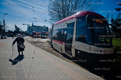 Gdansk. Petla tramwajowa w Oliwie.
20.04.2013
fot....