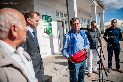 Sopot. Wejscie na Molo. Uroczyste uruchomienia pierwszego...