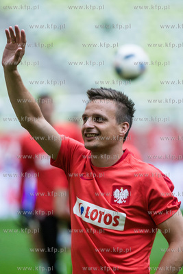 Gdansk. Stadion Energa. Otwarty dla mediow trening...