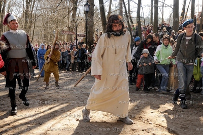 W scenerii Kaszubskiej Golgoty zostala odegrana Inscenizacja...