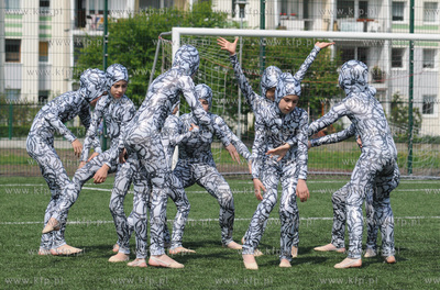 Rumia. Wystep zespolu tanecznego Spinki, podczas uroczystosci...
