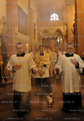 Msza Wieczerzy Panskiej w Wielki Czwartek w bazylice...