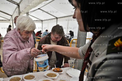 Wielka Sobota w Gdansku z tej okazji na Targu Weglowym...