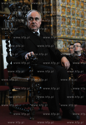 Gdansk. Dwor Artusa. Wreczenie Medali sw. Wojciecha...