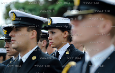 Gdynia. Swieto Marynarki Wojennej. Uroczystosc zmiany...