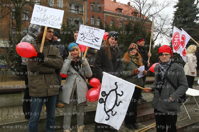 Szczecin - Manifestacja Różnorodności majaca na...