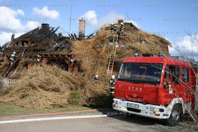 Pozar w Redzie - Ciechocinie. Splonela restauracja...