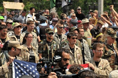 Chicago. Manifestacja przedstawicieli ruchu Okupuj...
