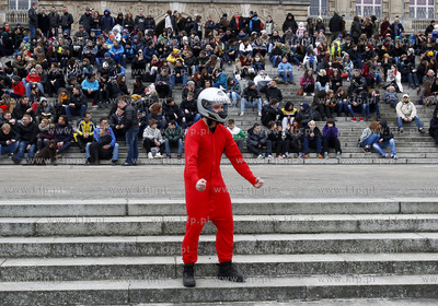 Przed Muzeum Narodowym w Szczecinie, na Wałach Chrobrego...