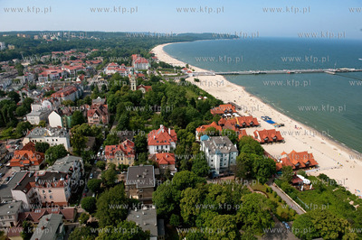 Sopot z lotu ptaka. 28.06.2009 fot. Kacper Kowalski...