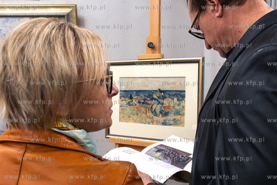 Wernisaż wystawy malarstwa Erwina Elstera w Domu Wiedemanna...