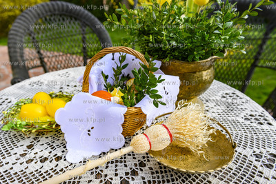 Dobrzewino. Wielkanoc 2020. Z powodu panującej pandemii...