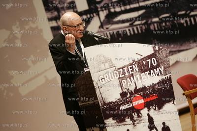 Gdansk, sala koncertowa Filharmonii Baltyckiej. Konferencja...