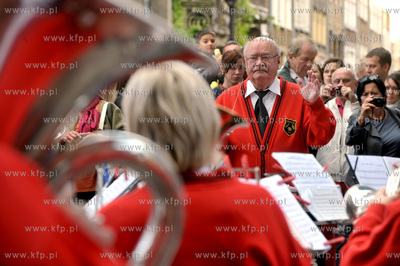 Swieto ulicy Mariackiej w Gdansku. Koncert norweskiej...