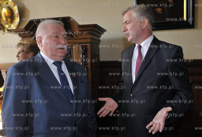 Dwor Artusa w Gdansku. Uroczystosc wreczenia Nagrody...