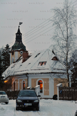 Stary, byly kosciol ewangelicki w Sulmini. Obecnie...