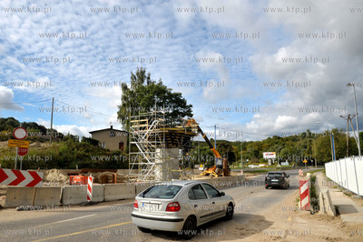 Budowa wiaduktu nad ul. Rakoczego na trasie Pomorskiej...