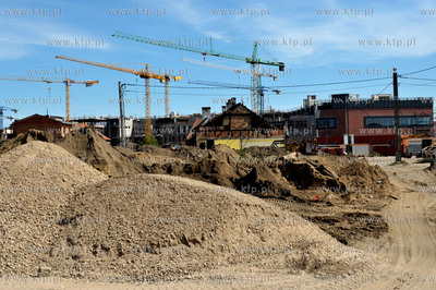 Gdansk Wrzeszcz. Tereny zburzonego osiedla na ul. Nad...