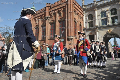 Gdańsk. Plac między Złotą Bramąi Katownią. Historyczna...