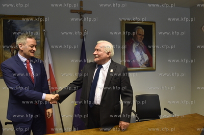 37. Rocznica Porozumień Sierpniowych. Spotkanie bylego...