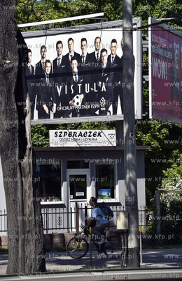 Billbord na al. Zwycięstwa w Gdyni z piłkarzami reprezentacji...